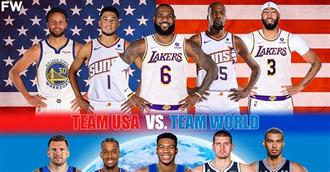 Team USA vs Team Europe .